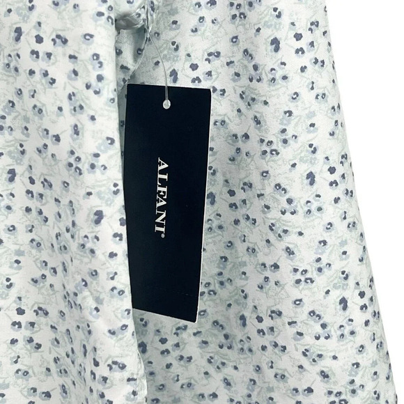 Alfani Floral Print Long Sleeve Button Up Shirt Mens Size Large Cotton NWT - Picture 5 of 9